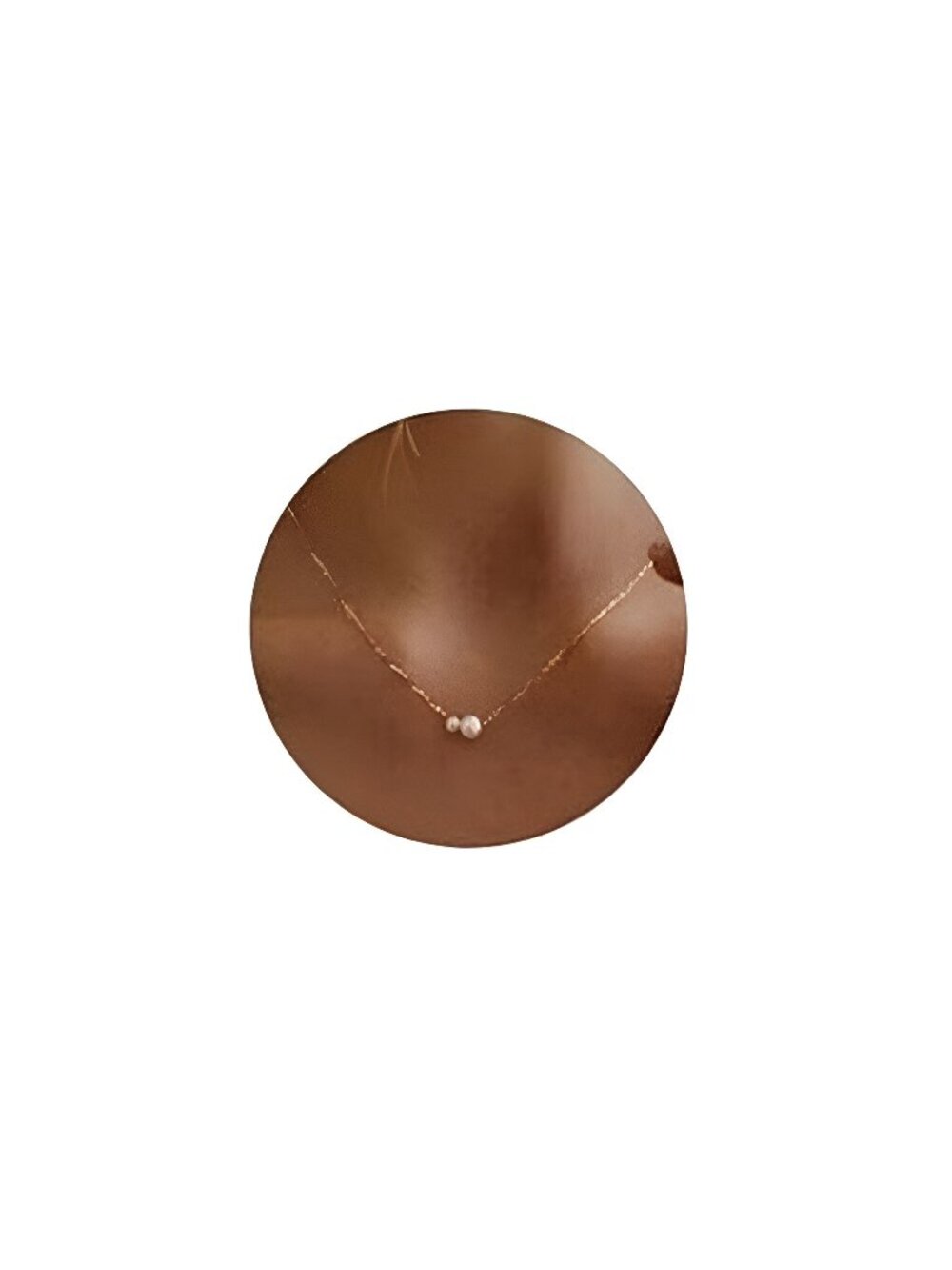 Pearl Necklaces for Women Trendy, 14k Gold Plated Dainty Necklace Simple Pearl